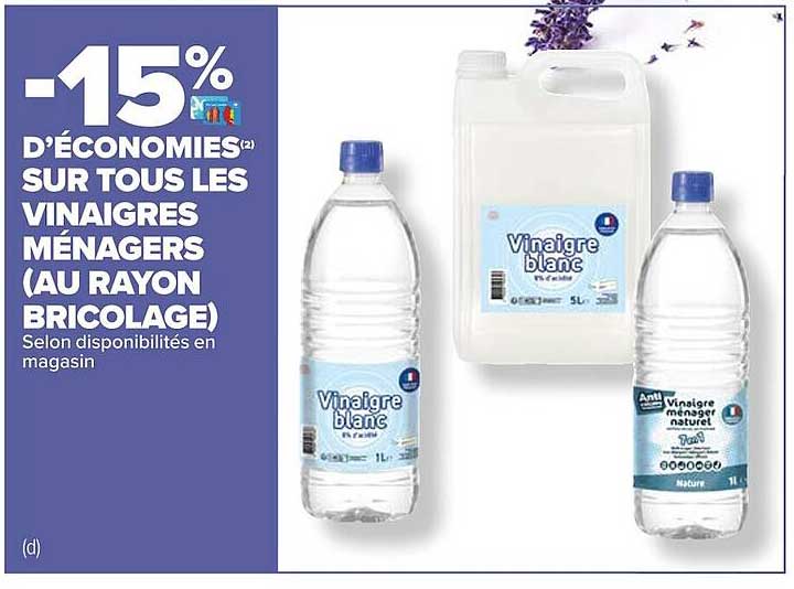 les vinaigres ménagers