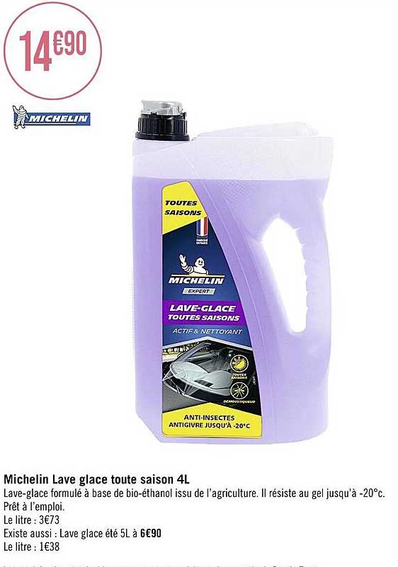 michelin lave glace toute saison 4l