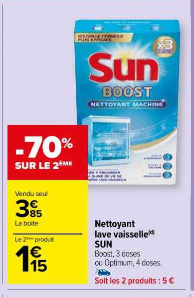 nettoyant lave vaisselle sun
