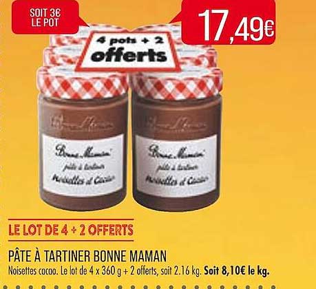 Pâte à Tartiner Bonne Maman