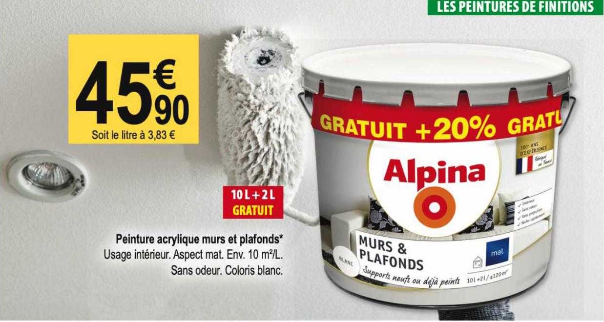 Peinture Acrylique Murs Et Plafonds Alpina