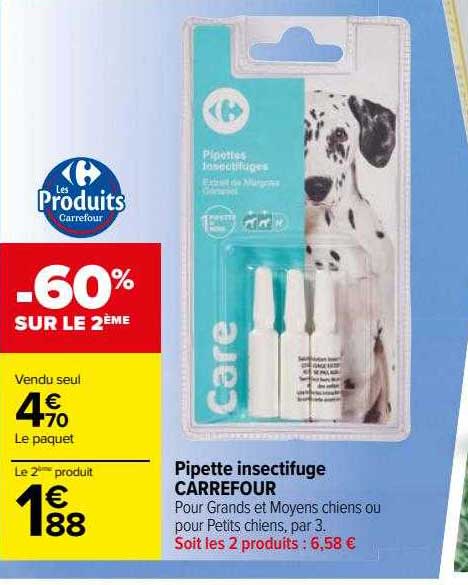 pipette insectifuge carrefour