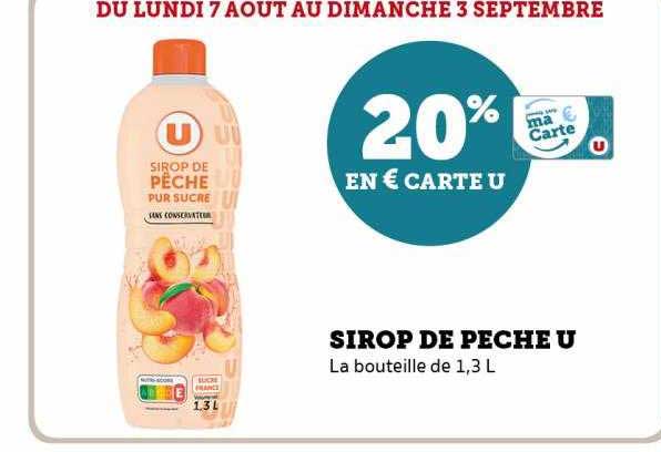 Sirop De Pêche U
