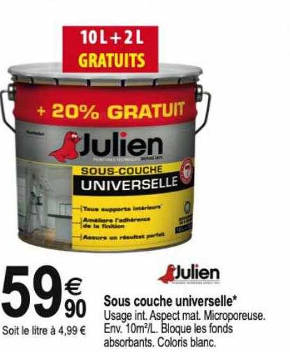 sous couche universelle julien
