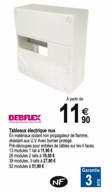 tableaux électrique nus