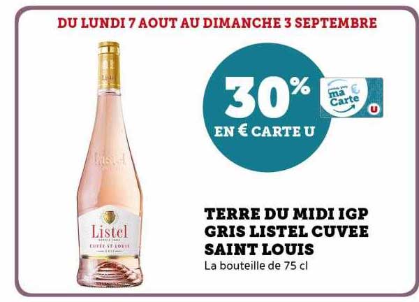 terre du midi igp gris listel cuvée saint louis