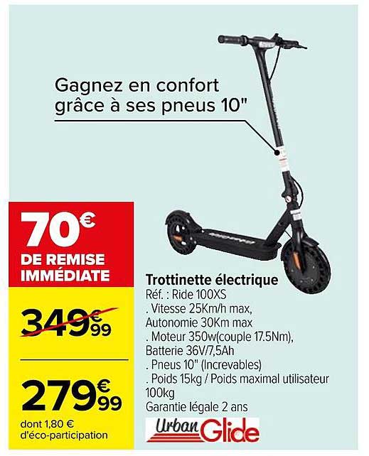 trottinette électrique urban glide