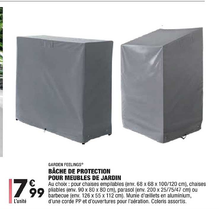 Bâche De Protection Pour Meubles De Jardin Garden Feelings