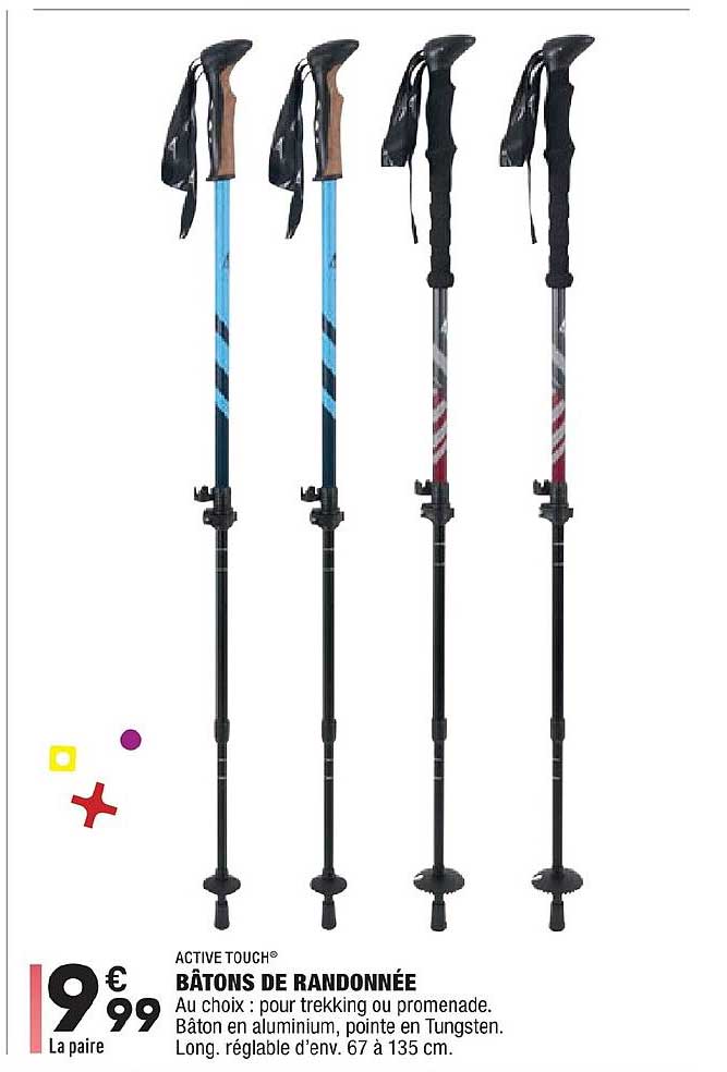 Bâtons De Randonnée Active Touch