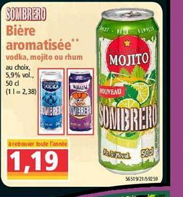 Bière Aromatisée Sombero