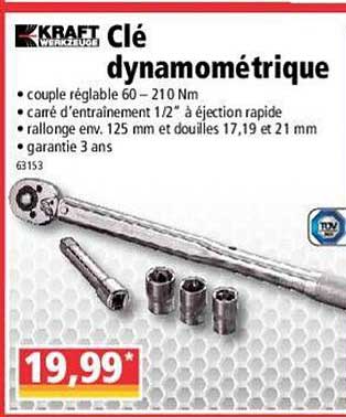 clé dynamométrique kraft werkzeuge