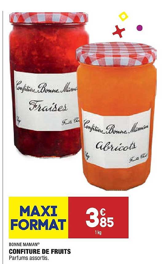 confiture de fruits bonne maman
