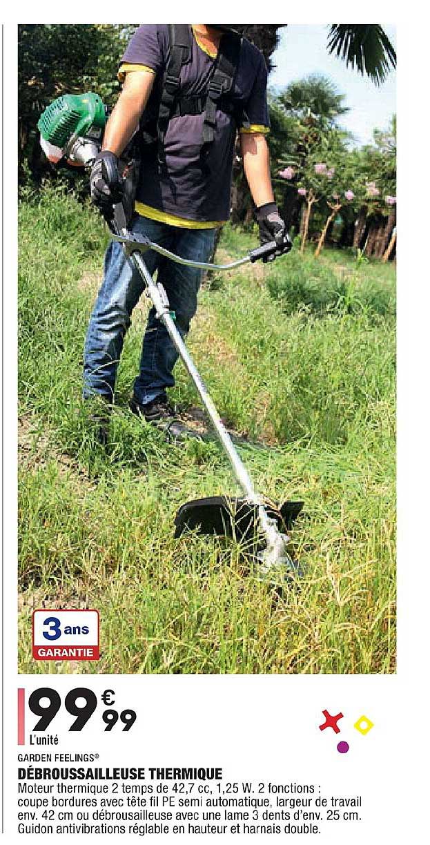 débroussailleuse thermique garden feelings