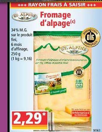 fromage d'alpage st. alpine