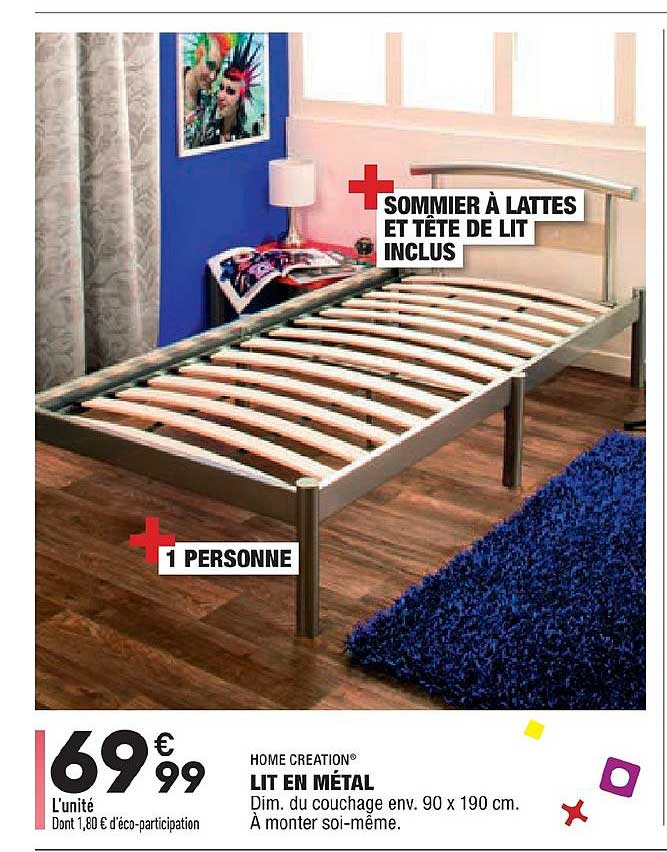 Lit En Métal Home Creation