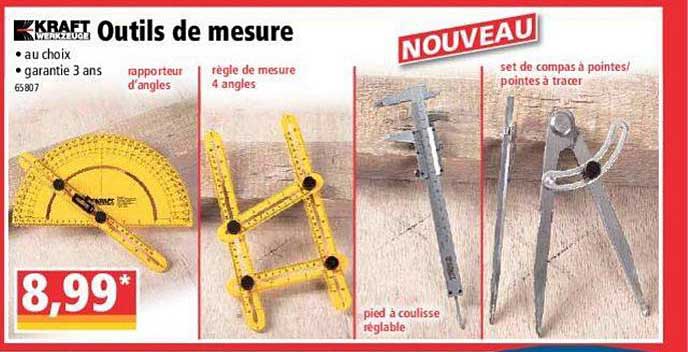 outils de mesure kraft werkzeuge