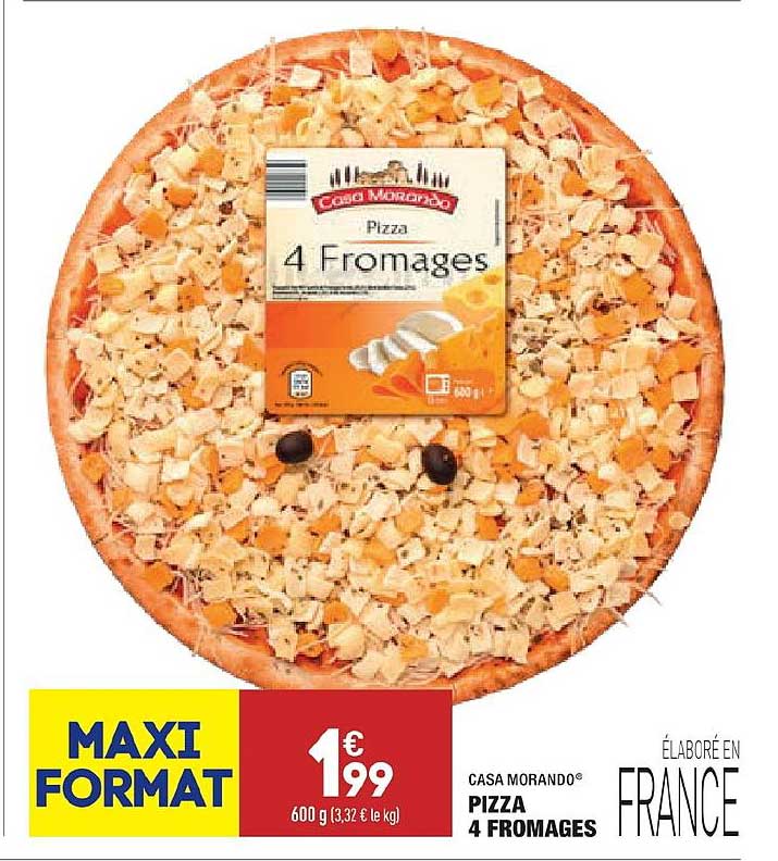 pizza 4 fromages casa morando