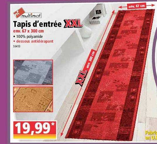 tapis d'entrée xxl multifmaf