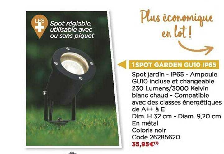 1 spot garden gu10 ip65