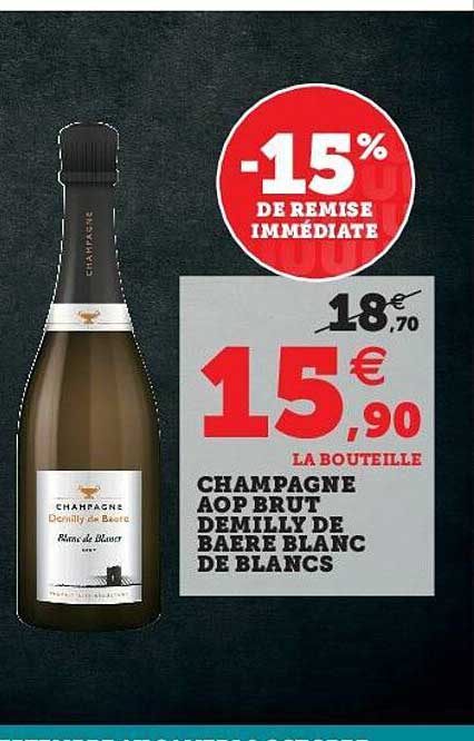 champagne aop brut demilly de baere blanc de blancs