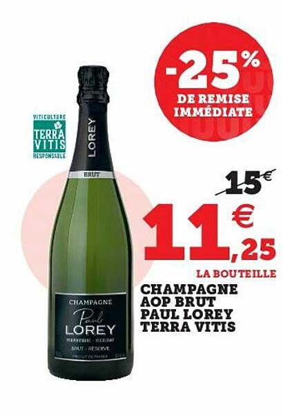 champagne aop brut paul lorey terra vitis