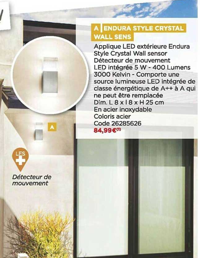 endura style crystal wall sens