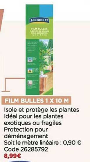 film bulles 1 x 10 m jardibest