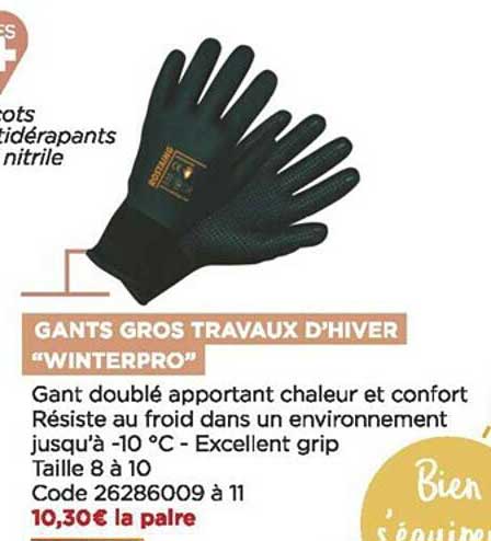 gants gros travaux d'hiver "winterpro"
