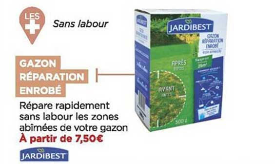 gazon réparation enrobé jardibest