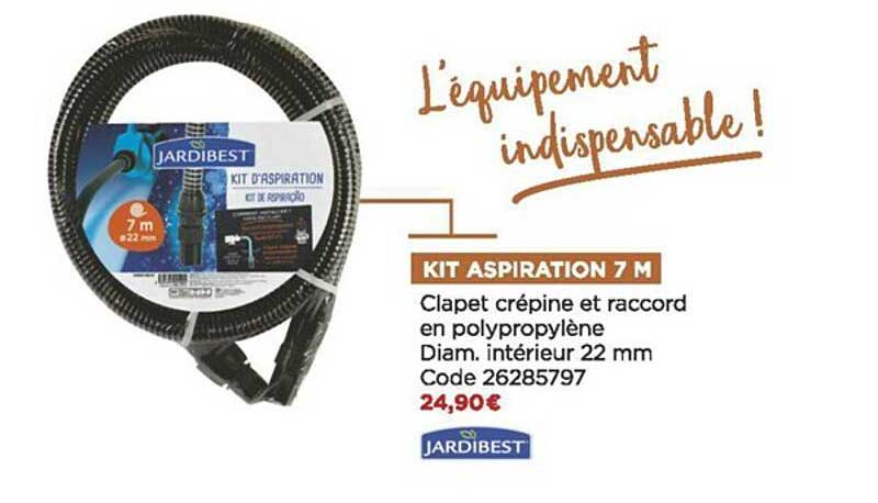 kit aspiration 7 m jardibest