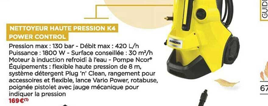 nettoyeur haute pression k4 power control kärcher