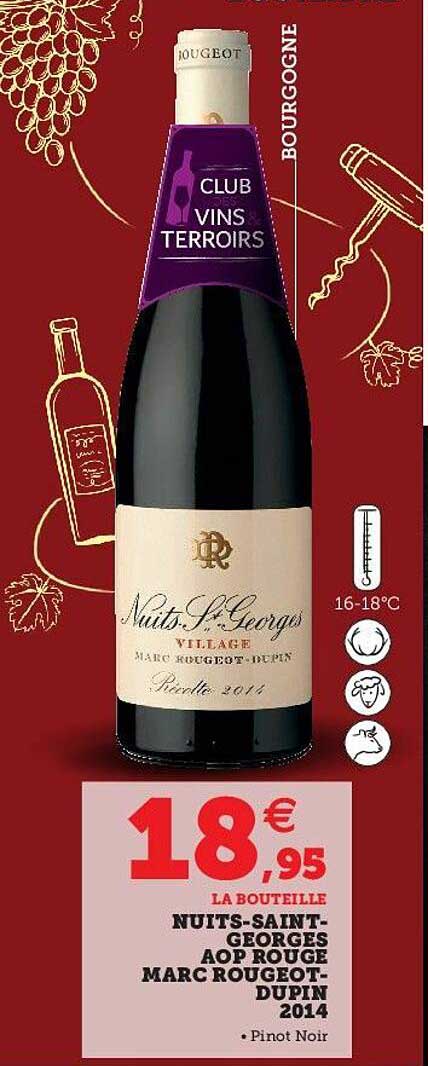 nuits-saint-georges aop rouge marc rougeot-dupin 2014