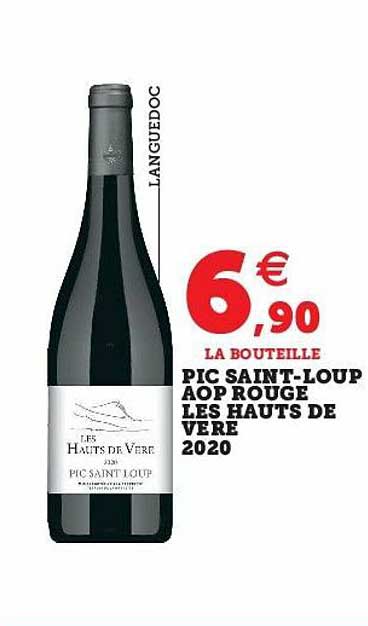 pic saisnst-loup aop rouge les hauts de vère