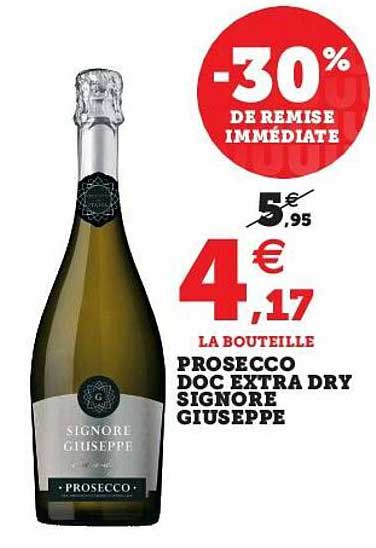 prosecco doc extra dry signore giuseppe
