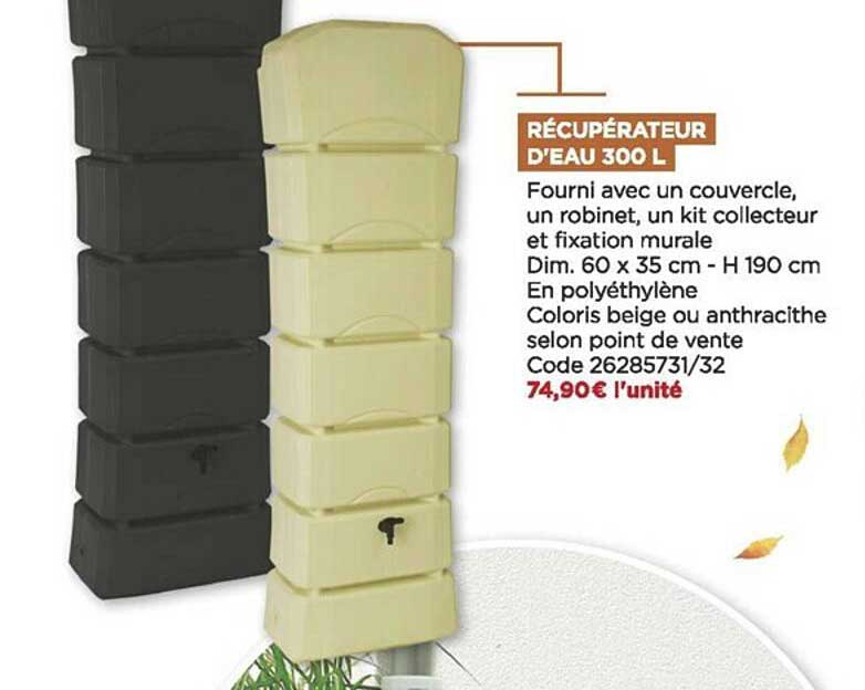 Récupérateur D'eau 300 L