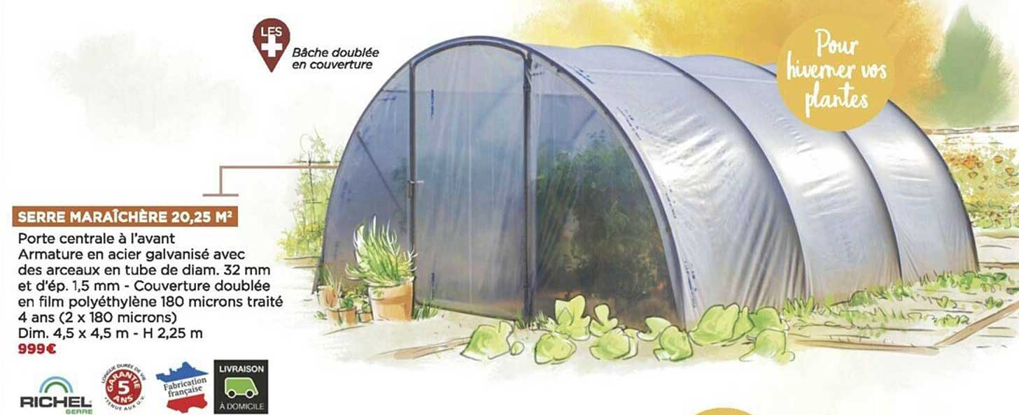 Serre Maraîchère 20,25 M² Richel