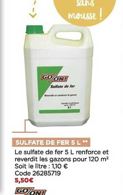 sulfate de fer 5 l go-on!