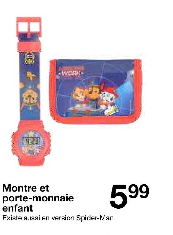 Montre Et Porte-monnaie Enfant