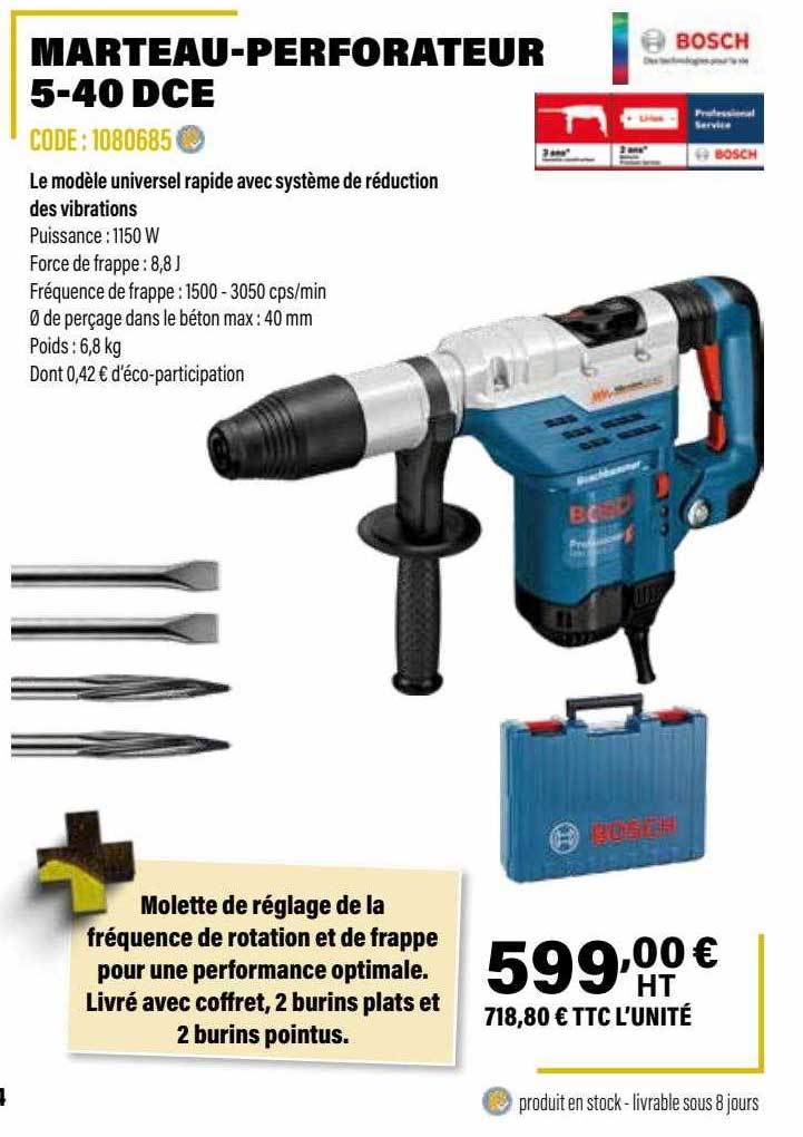 marteau-perforateur 5-40 dce bosch