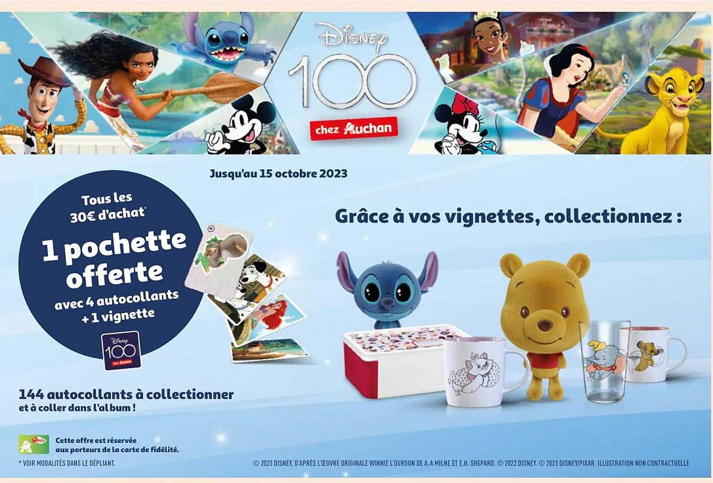 144 autocollants à collectionner et à coller dans l'album!