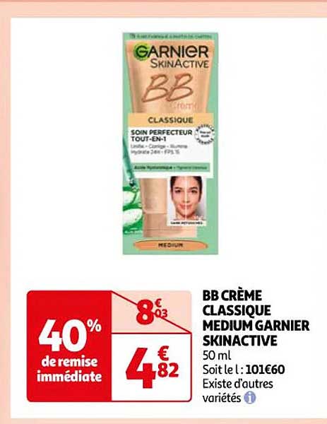Bb Crème Classique Medium Garnier Skinactive