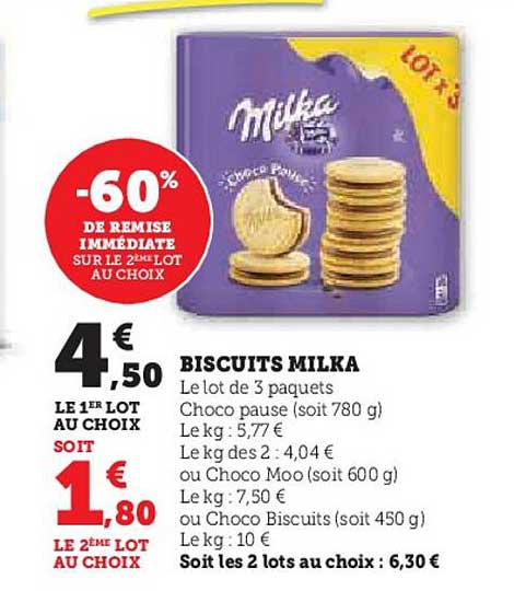 Biscuits Milka