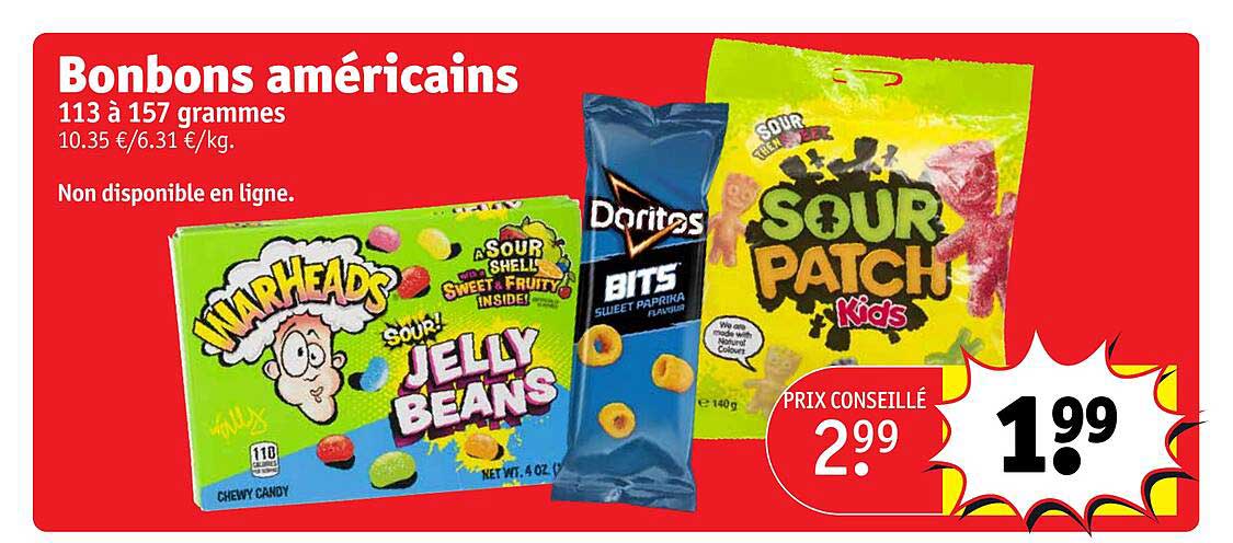 bonbons américains