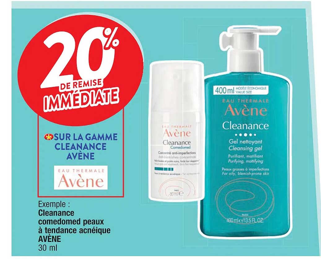 cleanance comedomed peaux à tendance acnéique avène