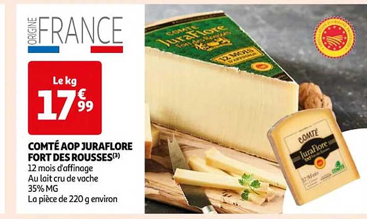 compté aop juraflore fort des rousses