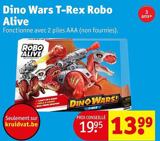 dino wars t-rex robo alive