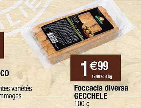 foccacia diversa gecchele