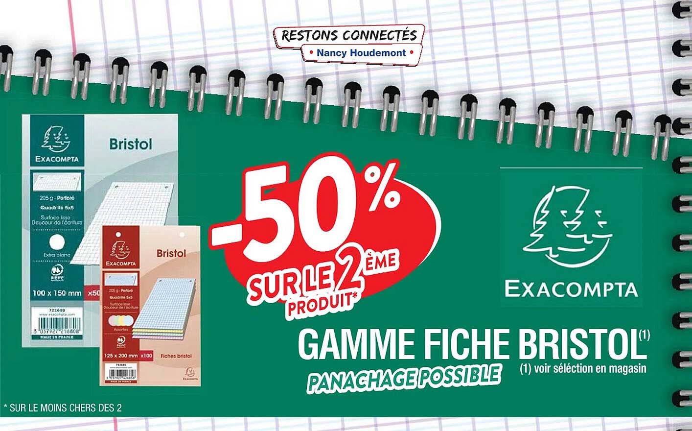 La Gamme Fiche Bristol Exacompta