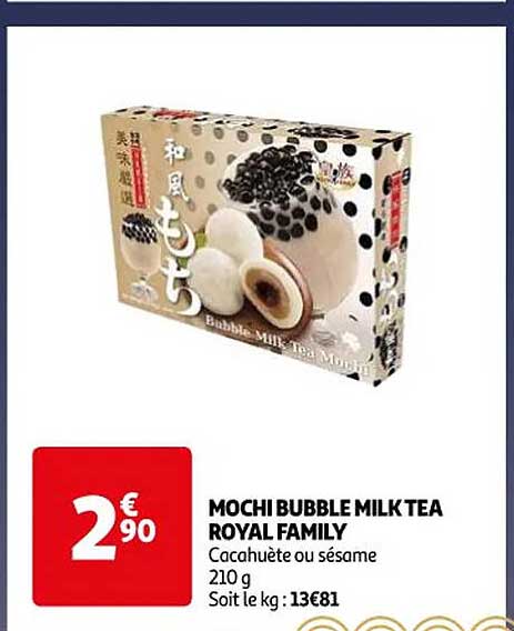 mochi bubble milk tea royal family