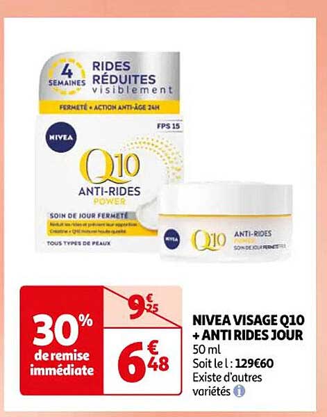 nivea visage q10 + anti rides jour